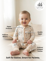 Moonlit Meadow Bamboo Baby Sleeper