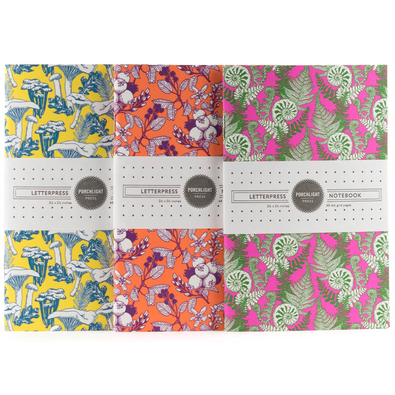 Fiddlehead Fern Pocket Notebook: Dot Pages