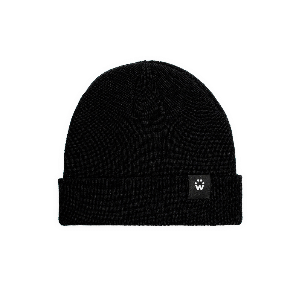 Made in Canada Merino Wool Blend Double Knit Beanie Hat