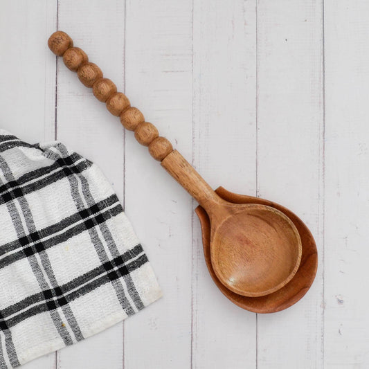 Cedar Spoon with Rest