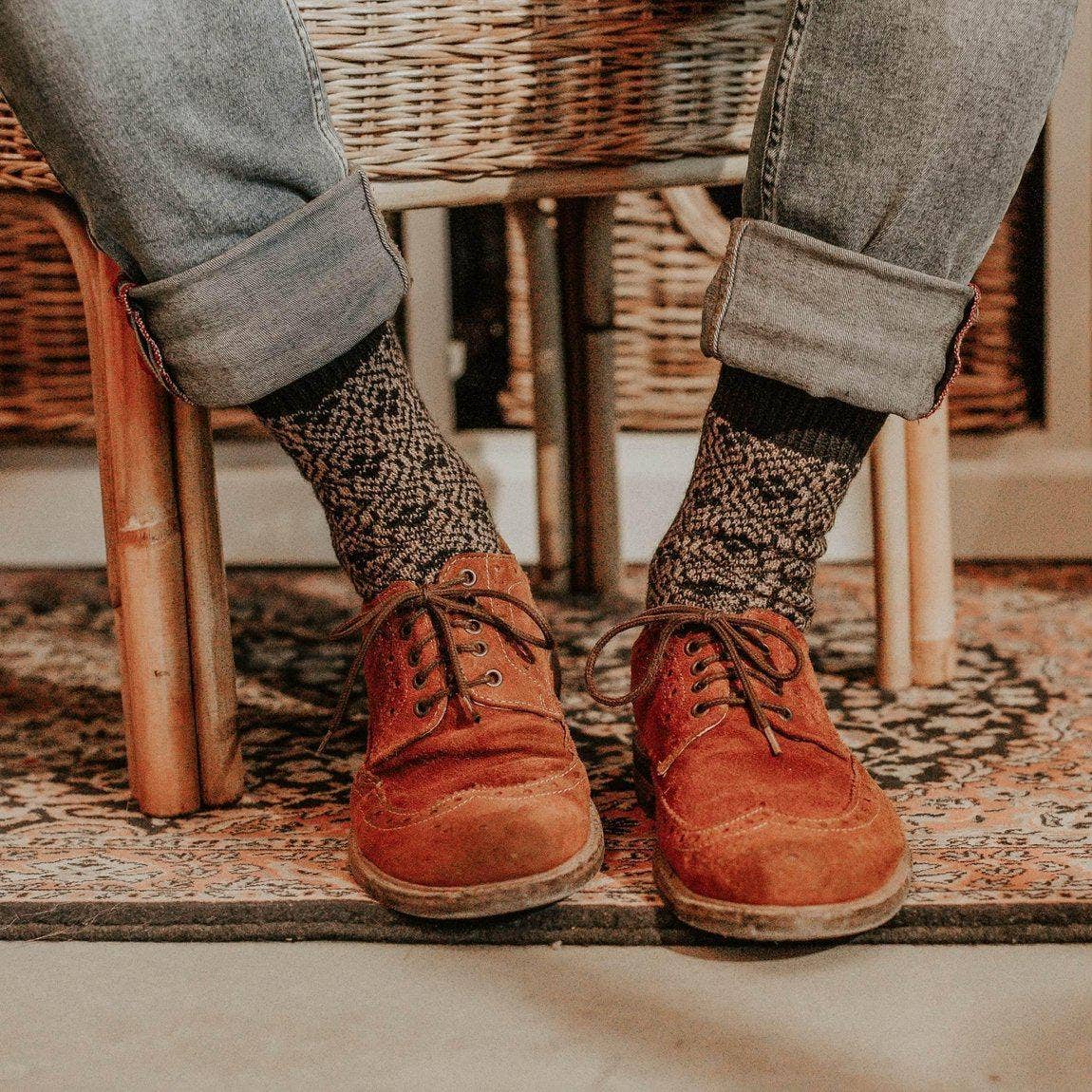 Nordic Socks Merino Wool in PERFORM™ (Ulf - Navy) - Unisex