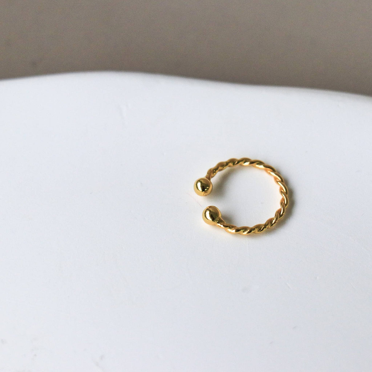 Ear Cuff Torsadé Gold