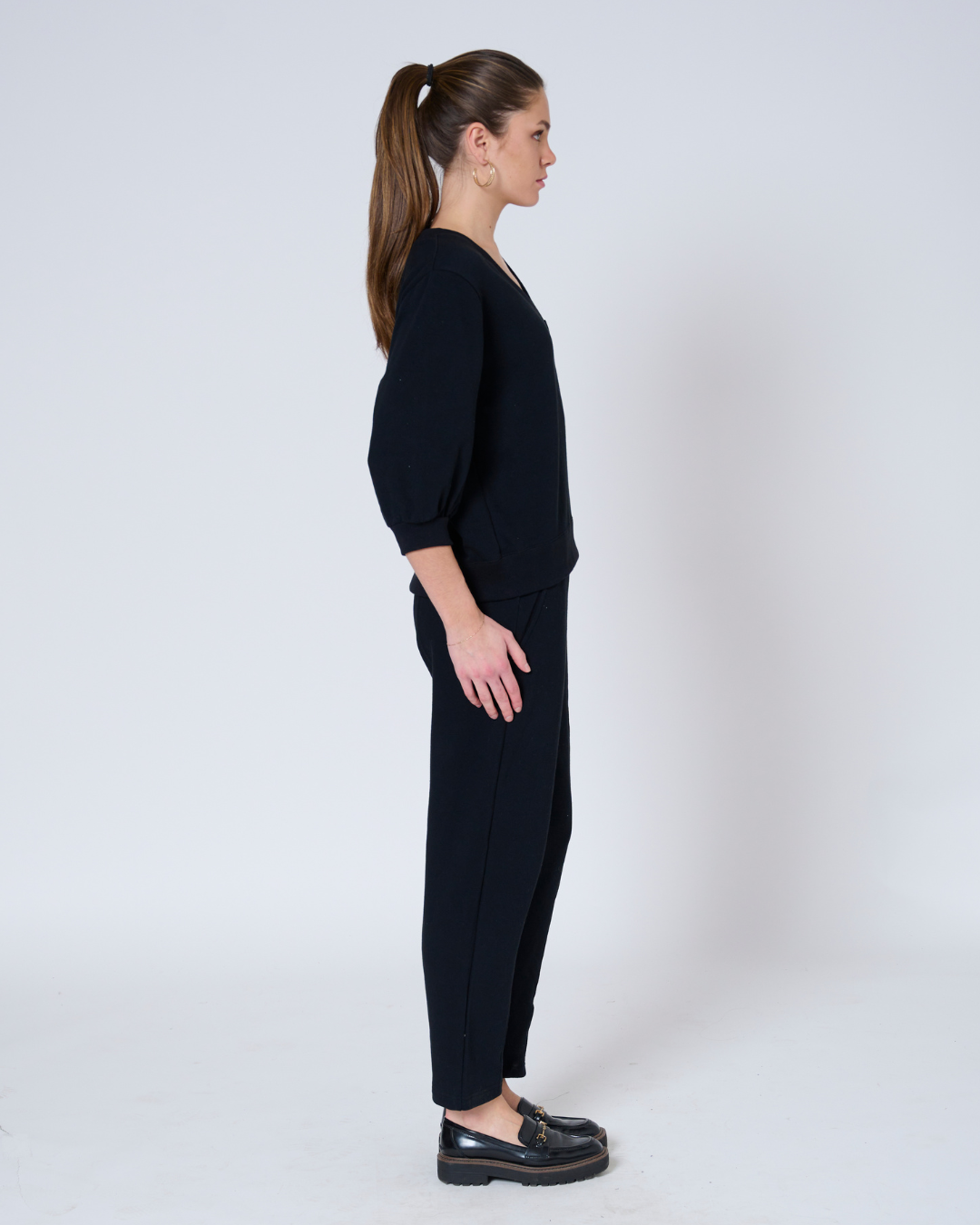 Anja V Neck Sweatshirt