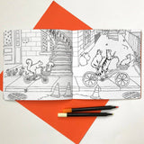 Animals on Bikes Coloring Book