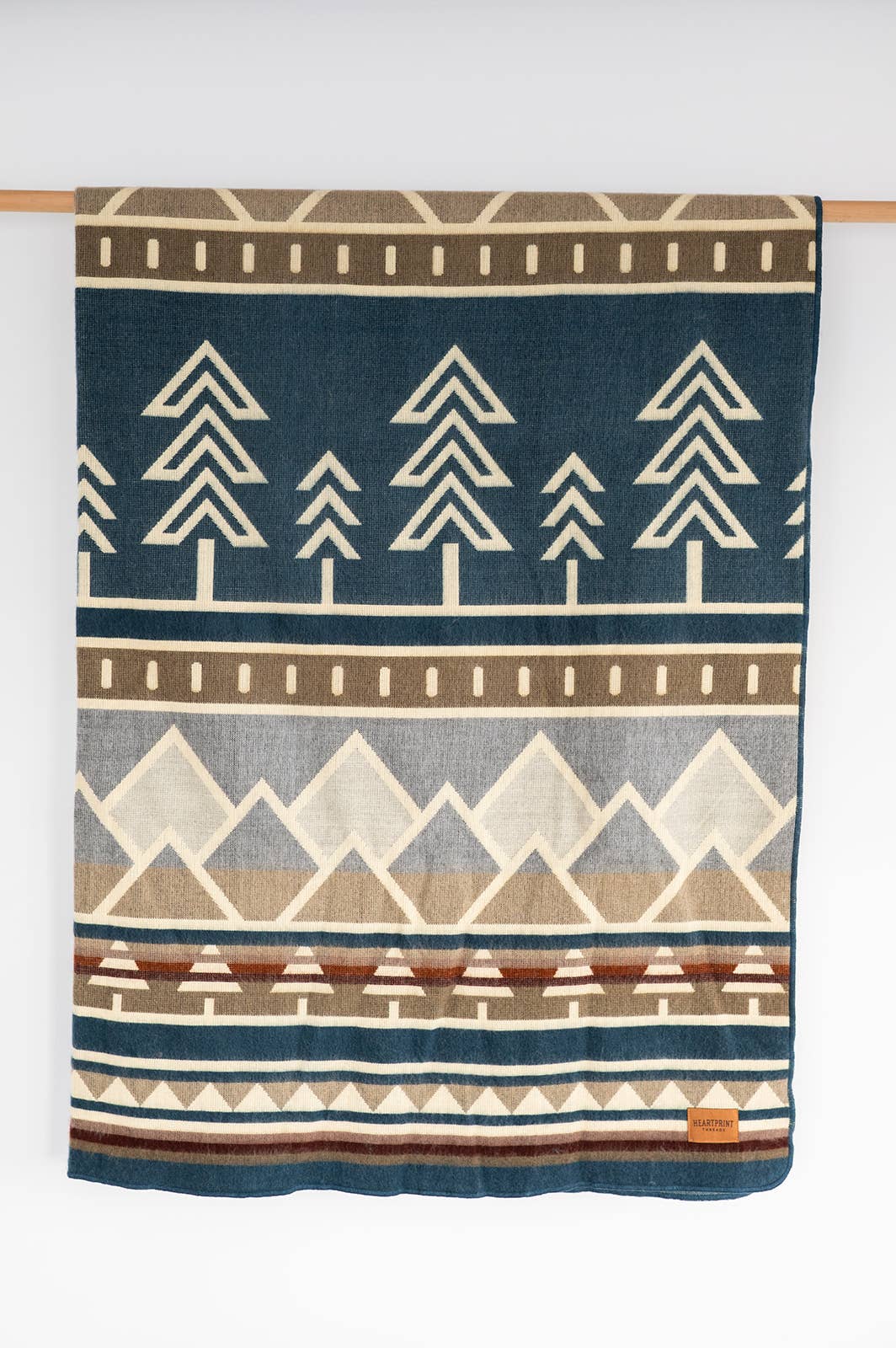 Tree Line Throw Blanket - Alpine Crest