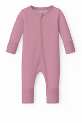 Blush Breeze - Bamboo Baby Romper – Soft Stretch Sleepwear