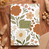 Floral Mini Card | Premium Matte Paper Greeting Card