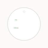 Christmas Wreath Gift Tags | Set of 8