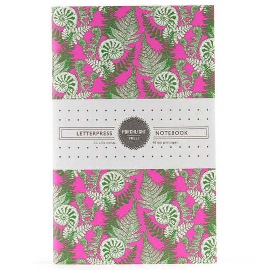 Fiddlehead Fern Pocket Notebook: Dot Pages