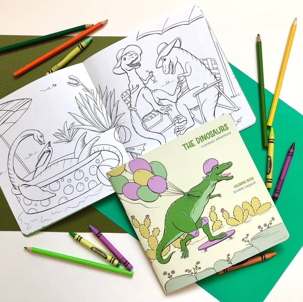 The Dinosaurs A Jurassic Adventure Coloring Book
