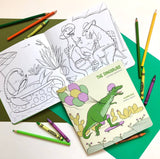 The Dinosaurs A Jurassic Adventure Coloring Book