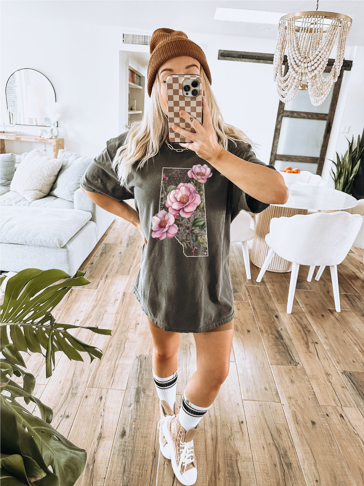 Wild Rose Province Shirt | Alberta Apparel: Pepper Grey