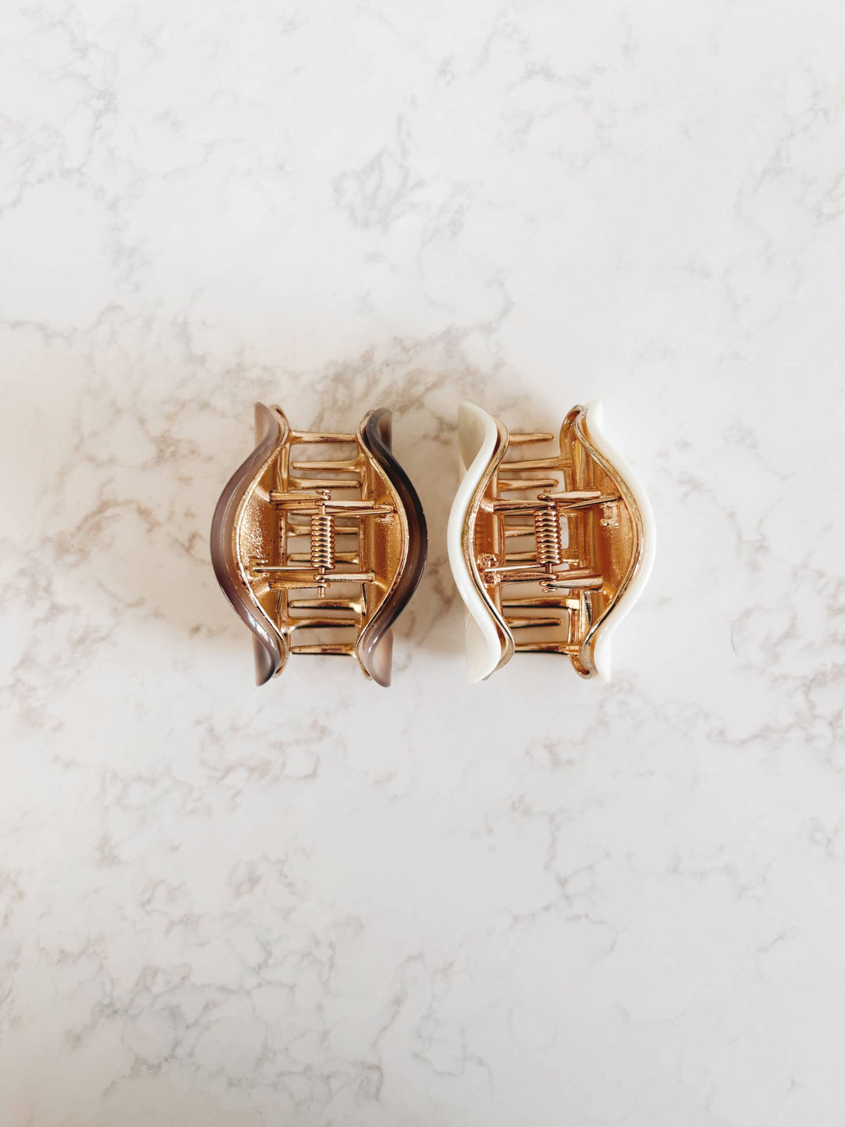 Retro and Gold Claw Hair Clip