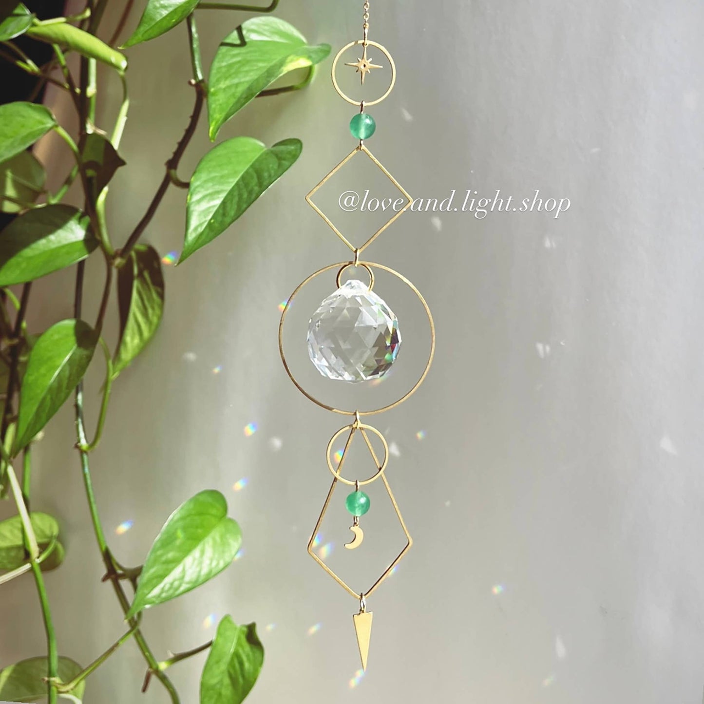 PHOEBE Aventurine Celestial Suncatcher