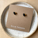 Heart Ceramic Stud Earrings