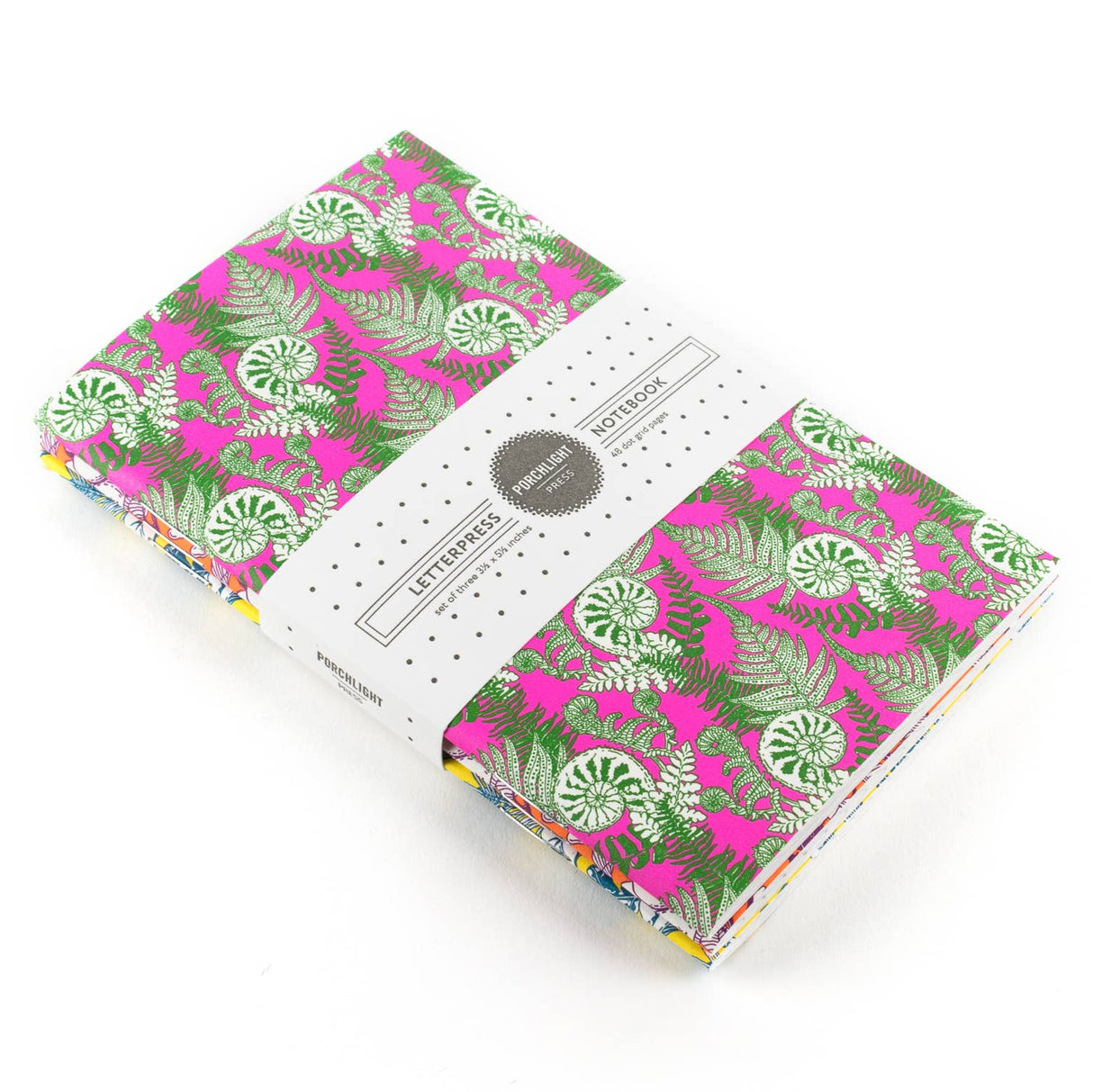 Set of 3 Assorted Pocket Notebooks: Dot Pages