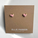 Heart Ceramic Stud Earrings