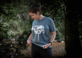 Roaming Bear, Unisex Tee: Espresso