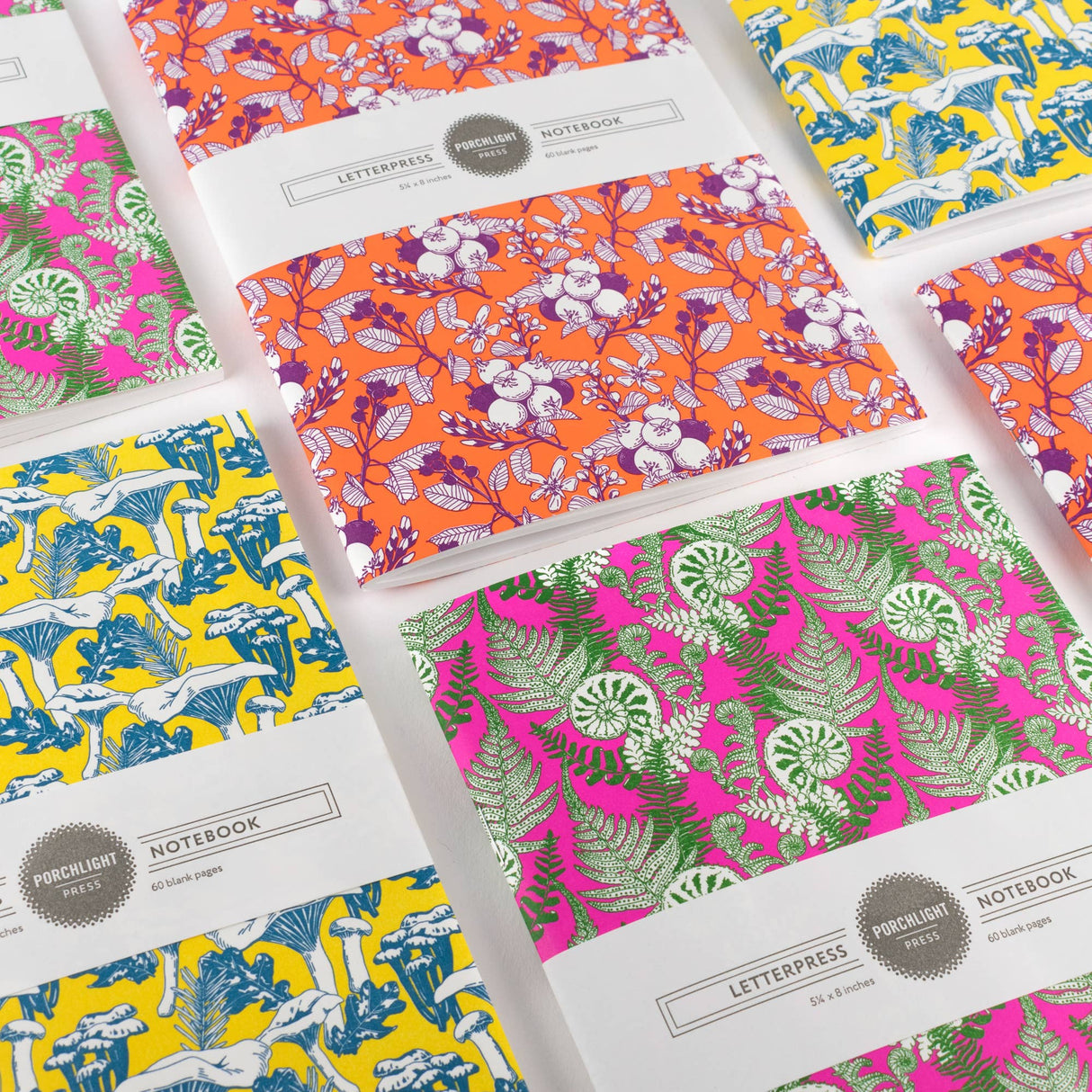 Fern Fiddlehead Large Notebook: Dot Pages