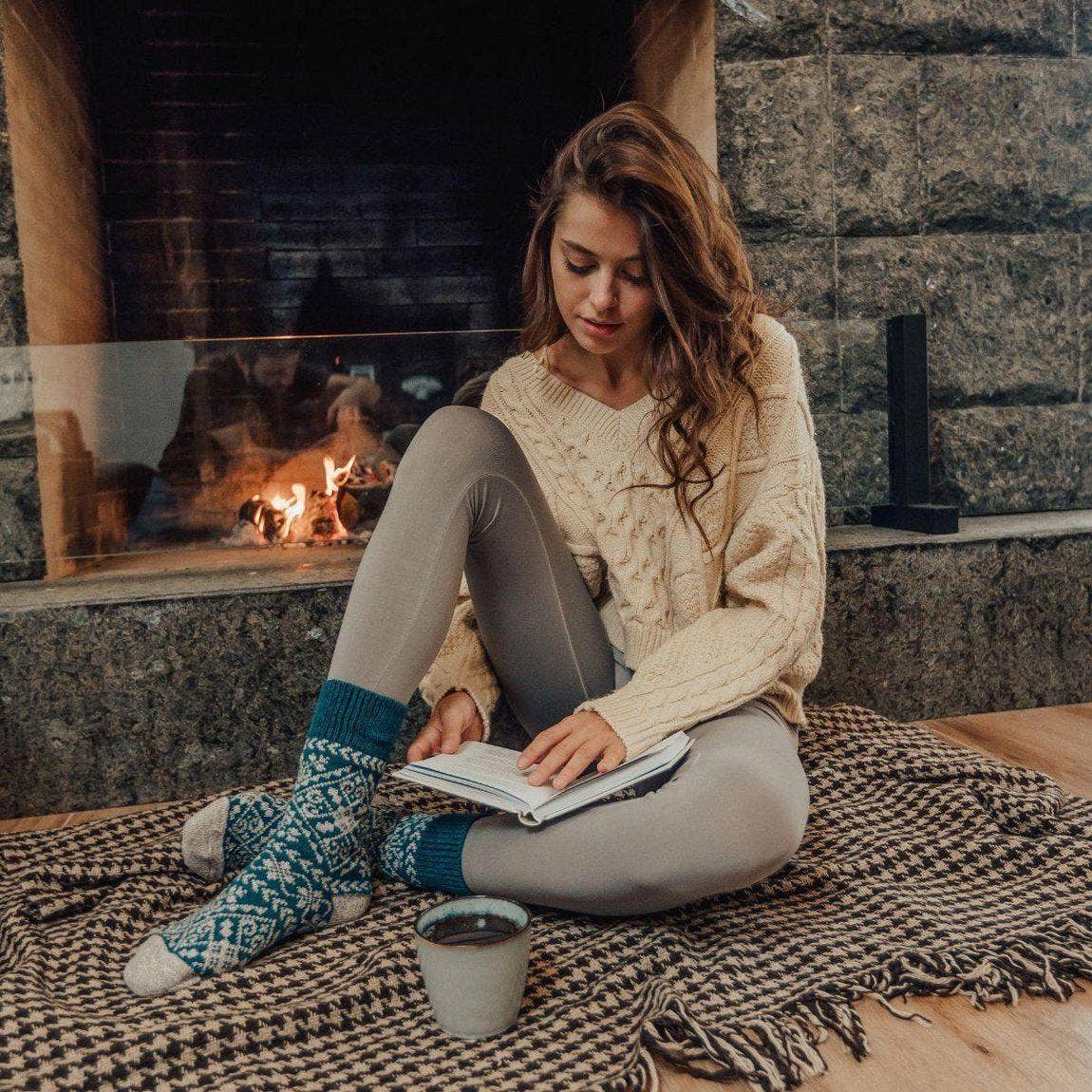 Nordic Socks Soft COZY™  Warm (Zelta - Teal)  - Unisex