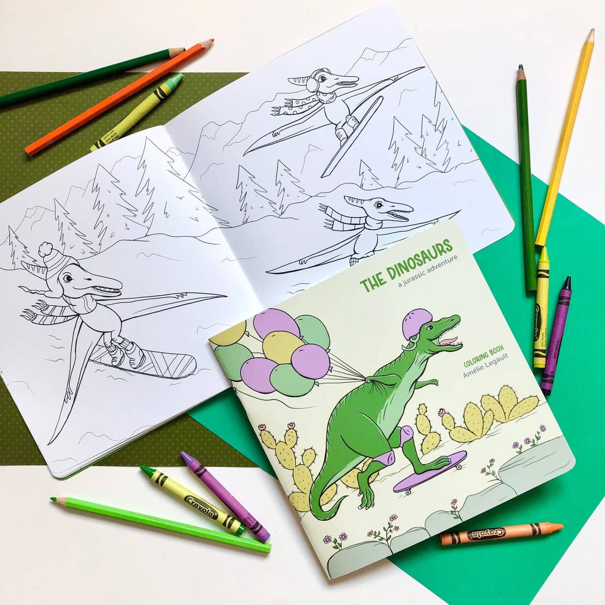 The Dinosaurs A Jurassic Adventure Coloring Book