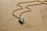 Amazonite Triangle Necklace