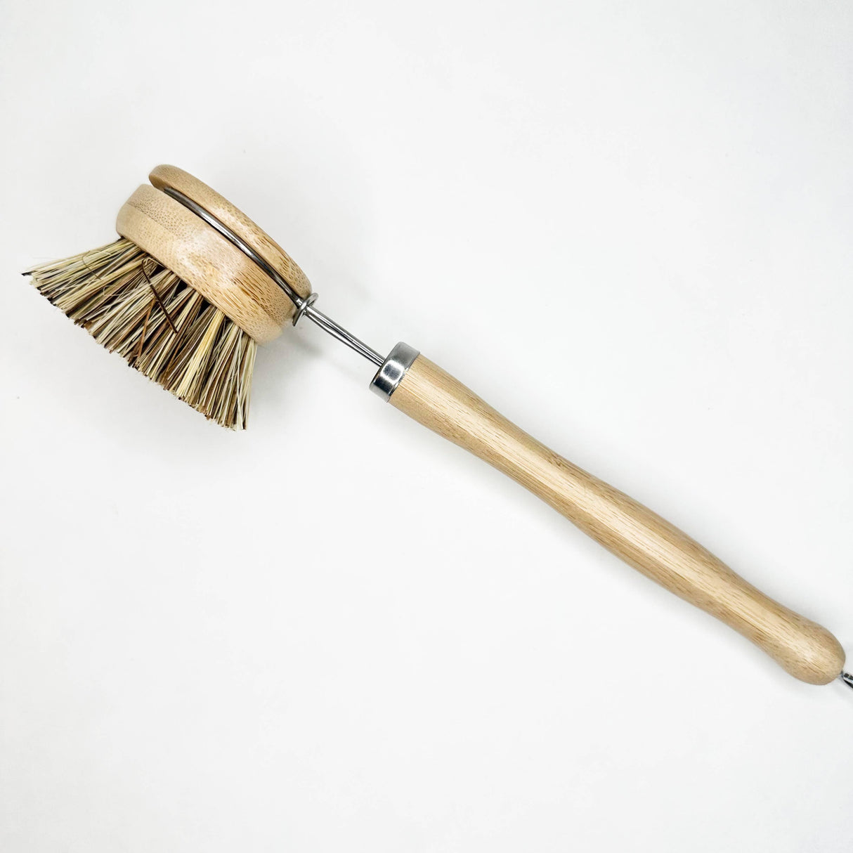 Bamboo Dish Brush - Zero Waste Kitchen Brush: Palm Dish Brush