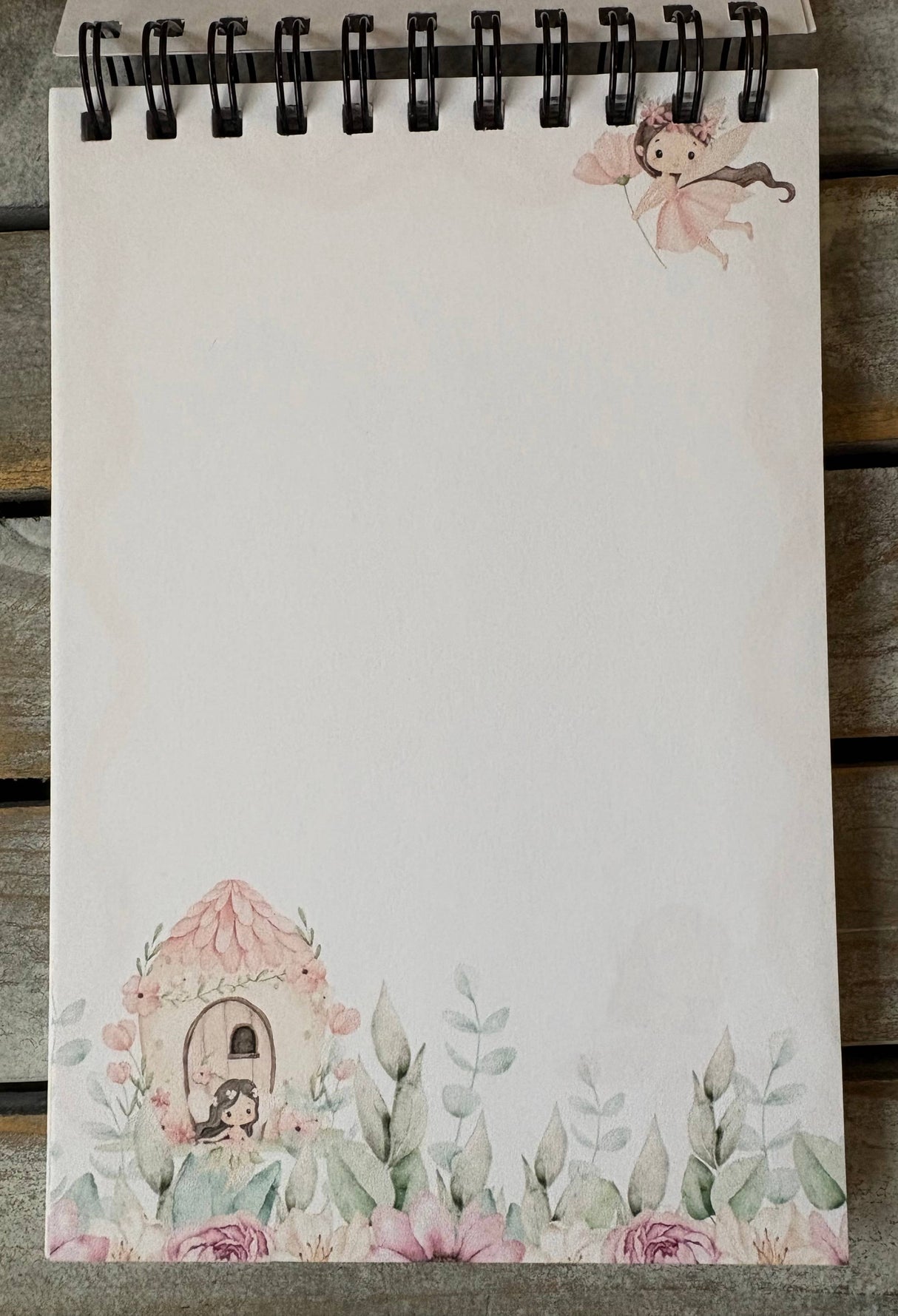 Fairy A - 4x6" - 80 sheets Top Coil Notebook
