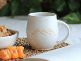 Mountain Peaks Mug Handmade Ceramic
