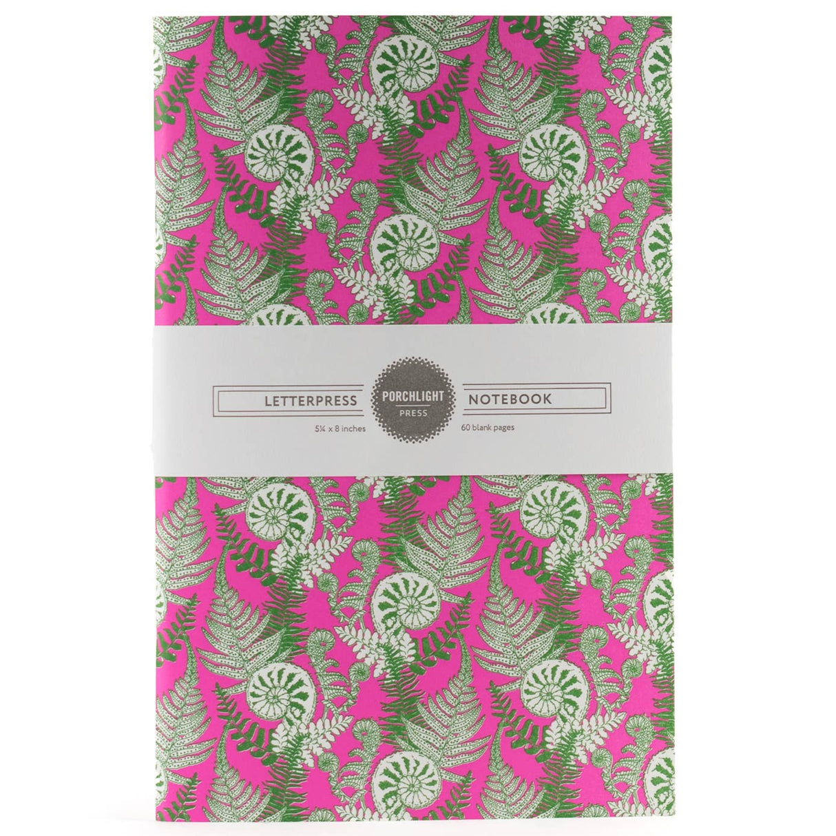 Fern Fiddlehead Large Notebook: Dot Pages