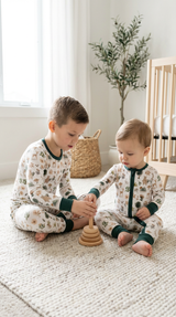 Woodland Bamboo Two-Piece Pajama Set