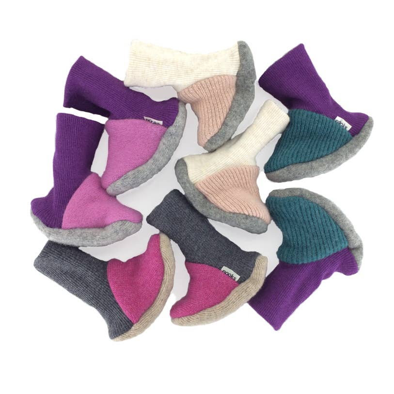Upcycled Cashmere or Wool Pre-walker Booties