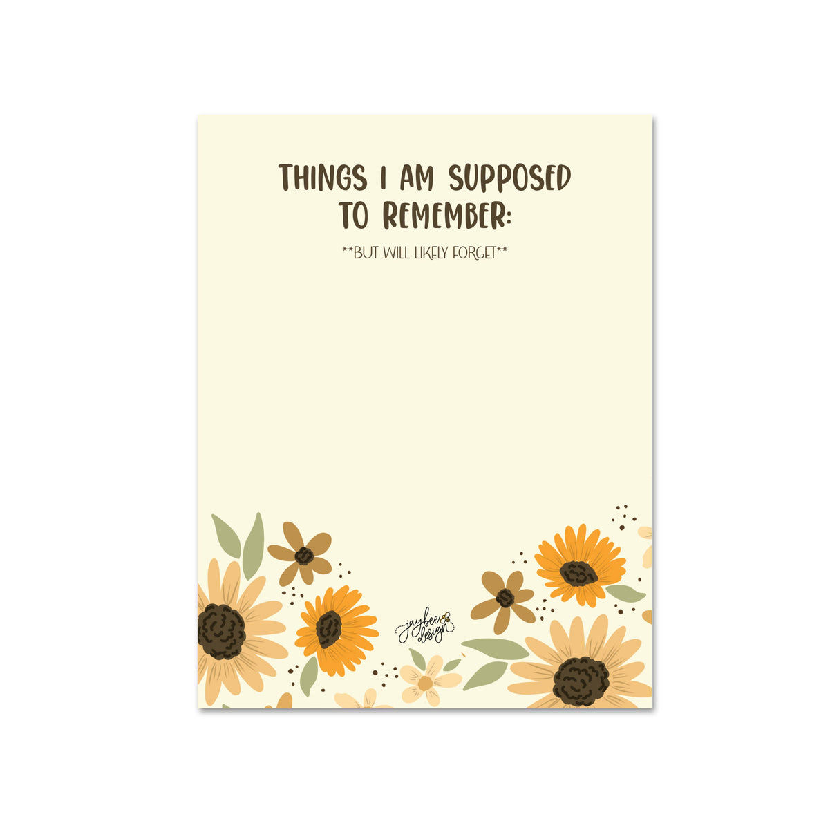 Things I Am Supposed To Remember - 25 pgs
