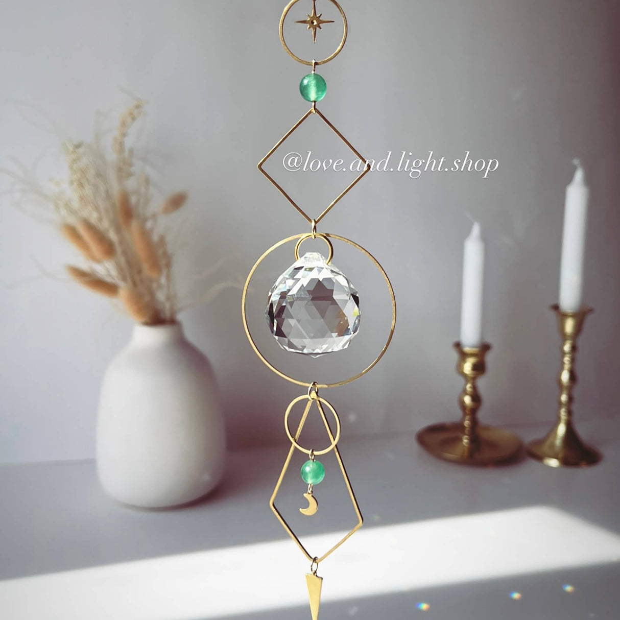 PHOEBE Aventurine Celestial Suncatcher