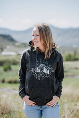 Fox and Mountain Hoodie