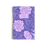 Purple Fields Notebook