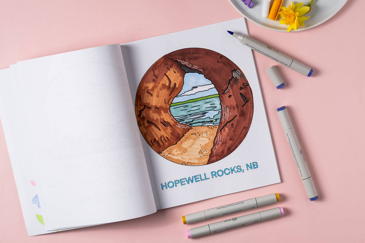 Oh Canada Colouring Book