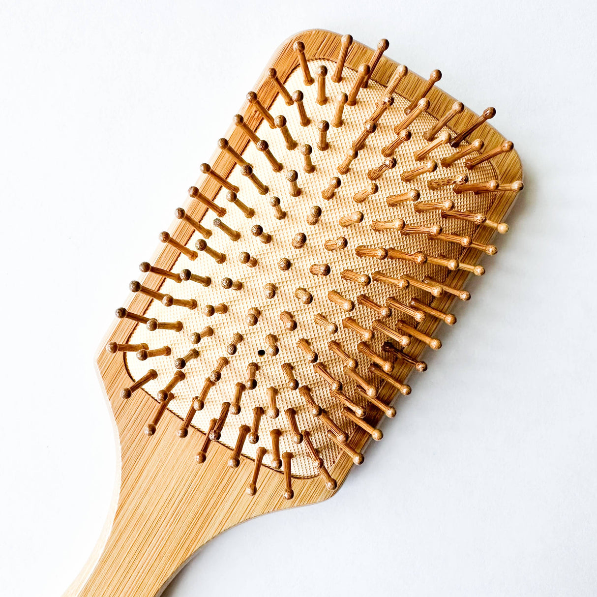 Detangling Bamboo Hair Brush - Plastic Free Biodegradable: Paddle