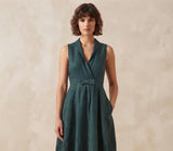 Midi Length Dress that ties around the waist