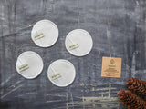 Reusable Cotton Rounds - 100% Cotton: 8 Cotton + Mesh Bag