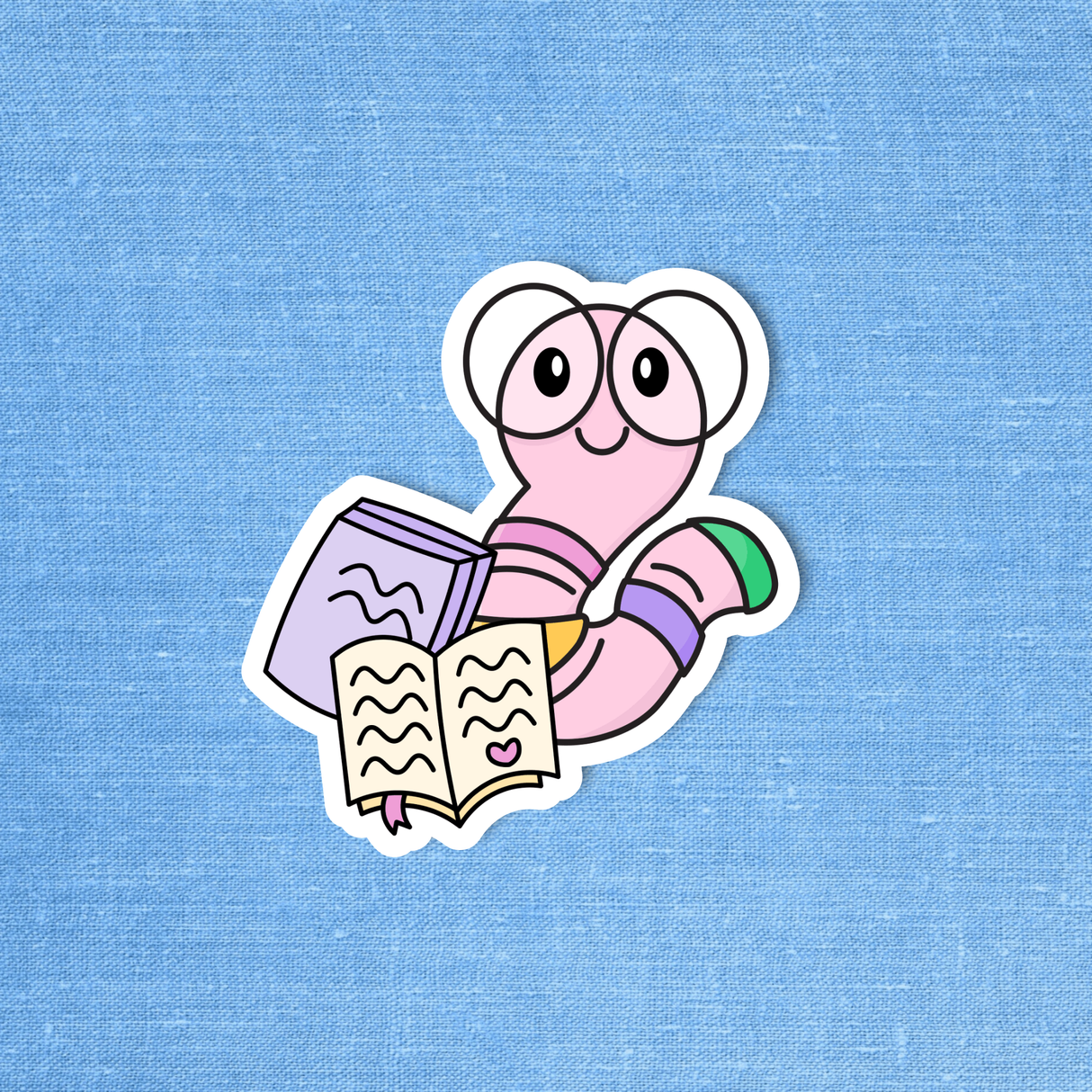 Bookworm - Sticker