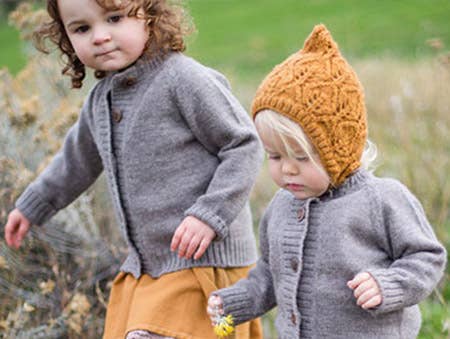 Narwhal Merino Wool Knit Cardigan