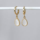 Dipo Hanging Earrings - Cream
