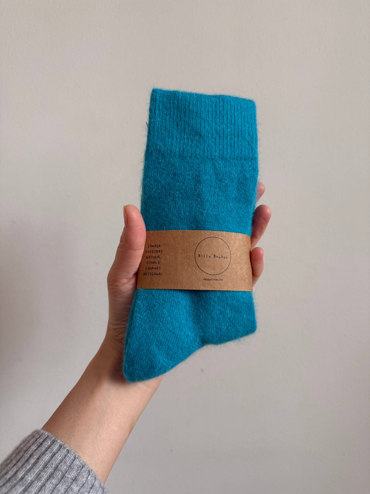 Fluffy Angora Socks