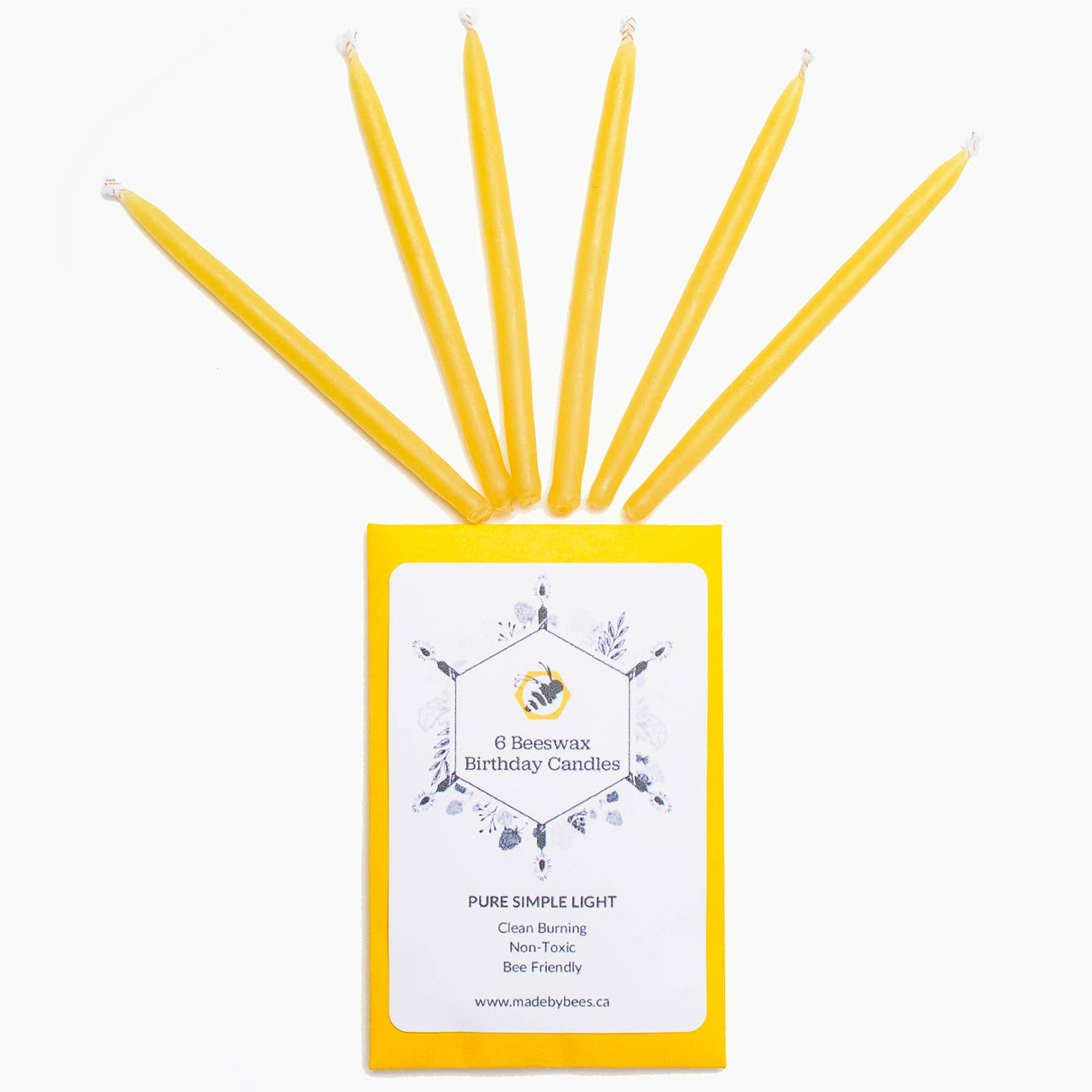 Beeswax Birthday Candles