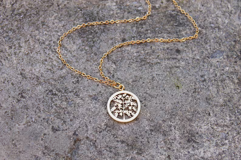 Gold Tree Necklace