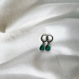 Dipa Hanging Earrings - Emerald