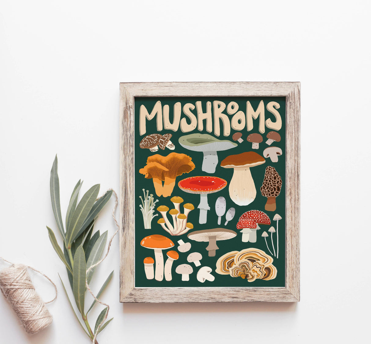 Mushroom Print