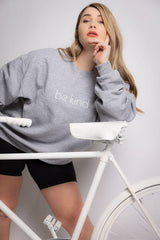 Be Kind Crewneck Sweatshirt: Black