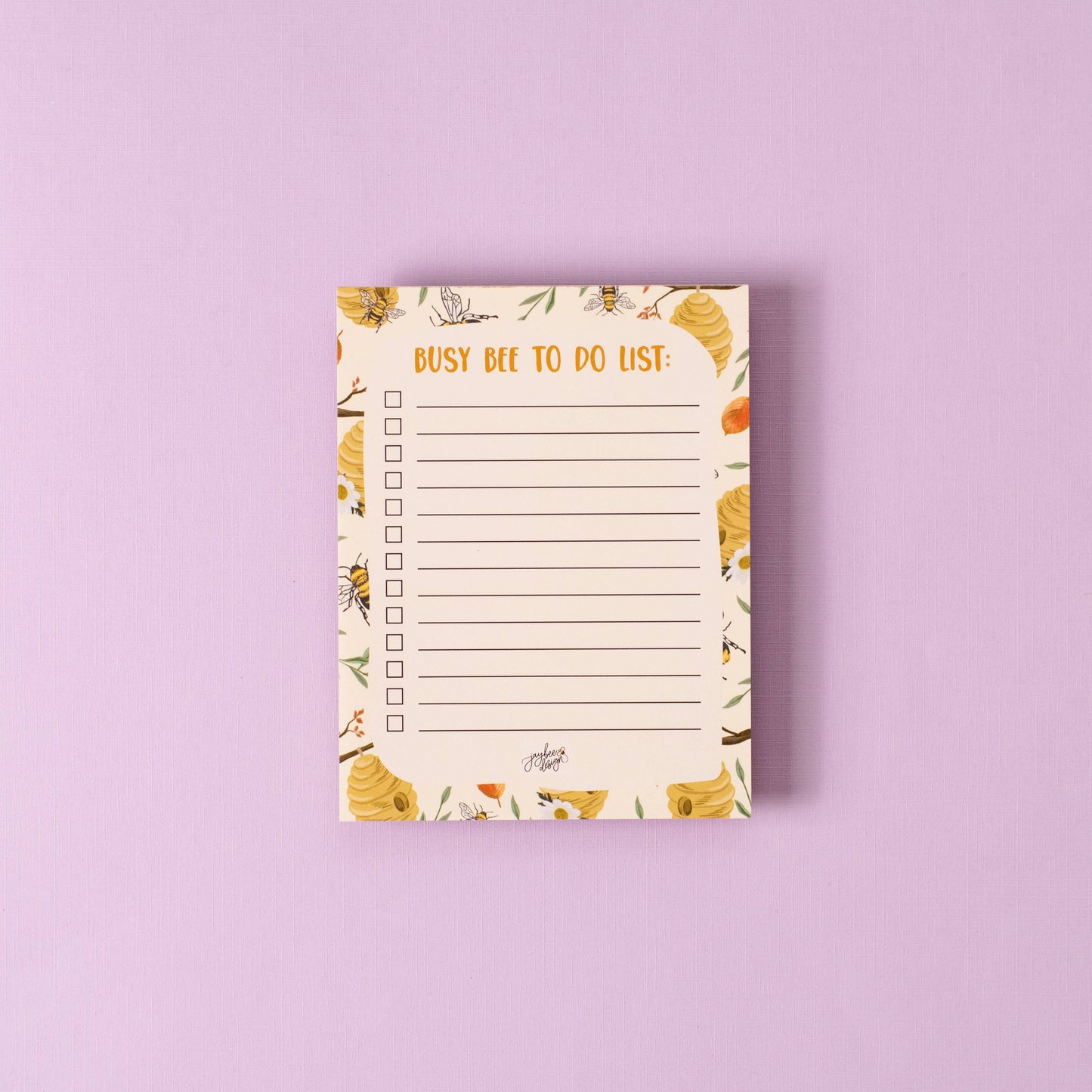 Busy Bee To Do List- 25pg Notepad